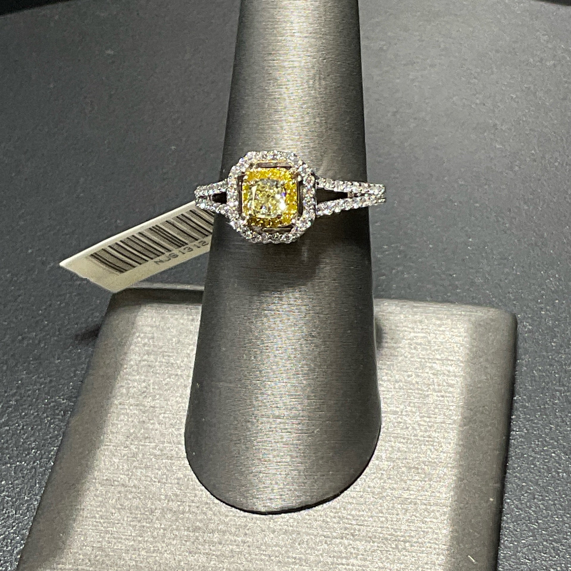 14K White 1.00 CTW Ring