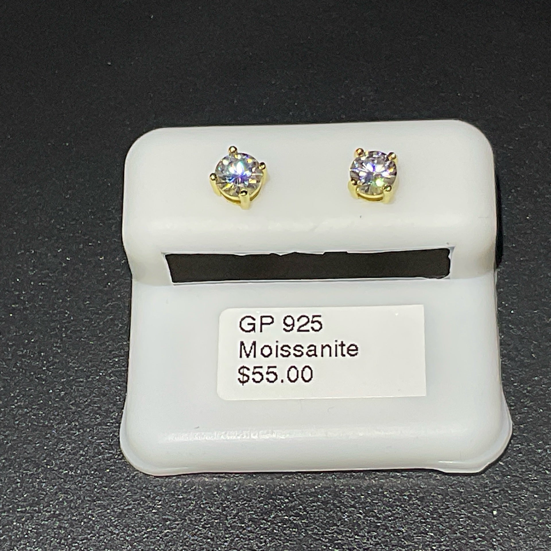 925 GP Moissanite Earrings