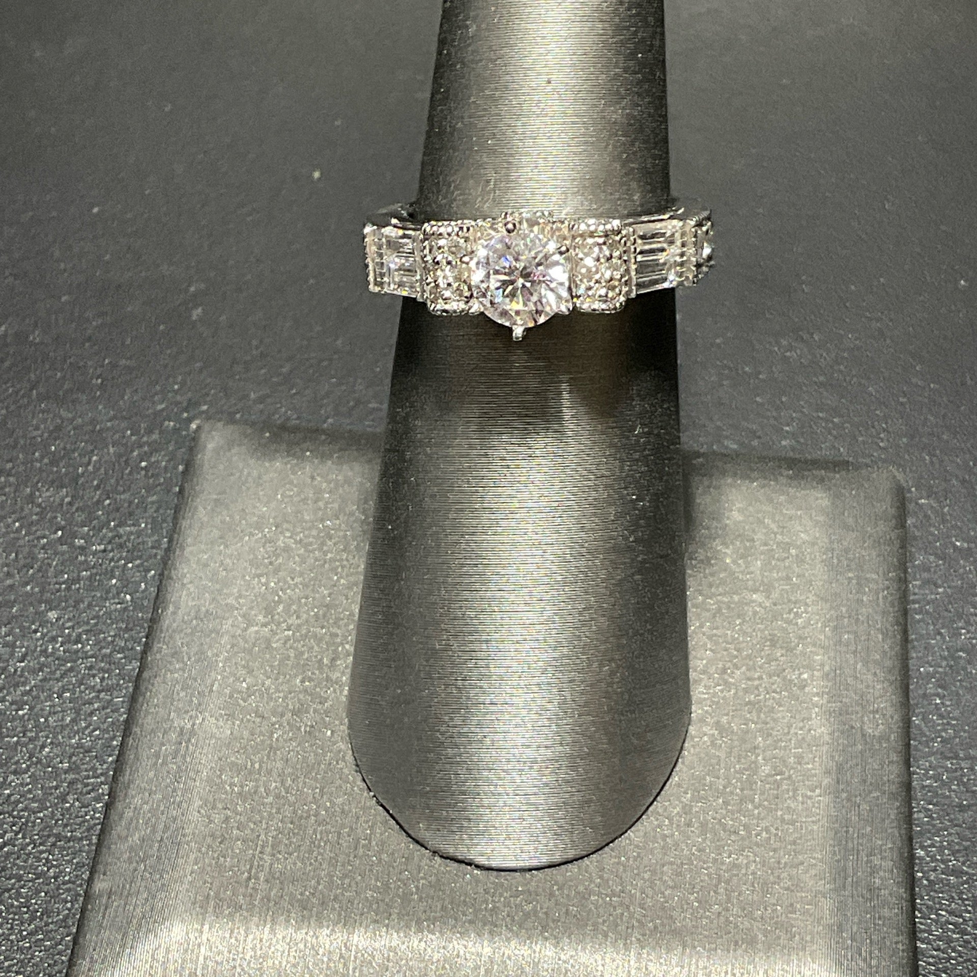 14K White 1.43 CTW Ring