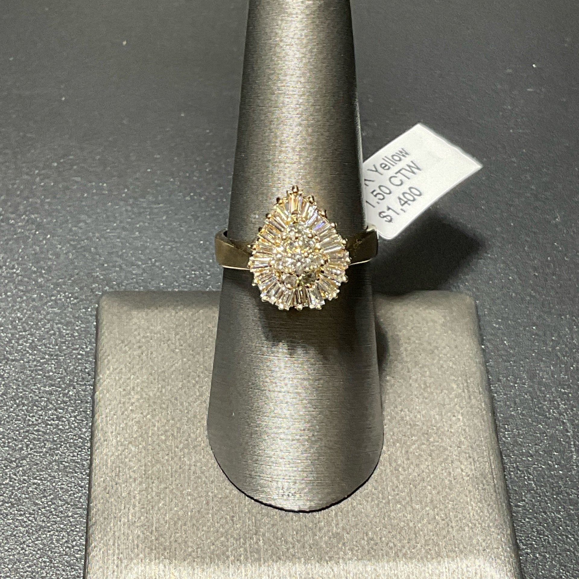 14K Yellow 1.50 CTW Ring