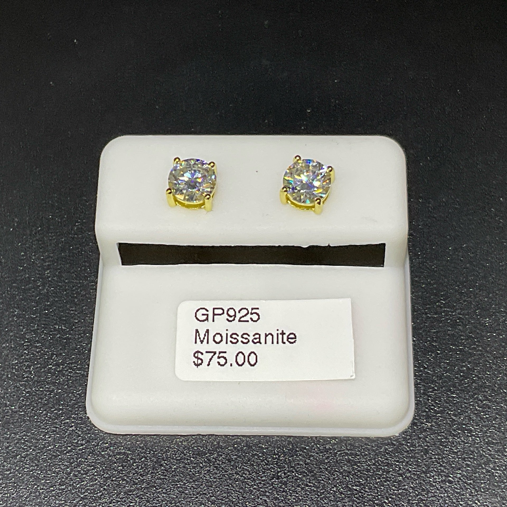 925 GP Moissanite Earrings