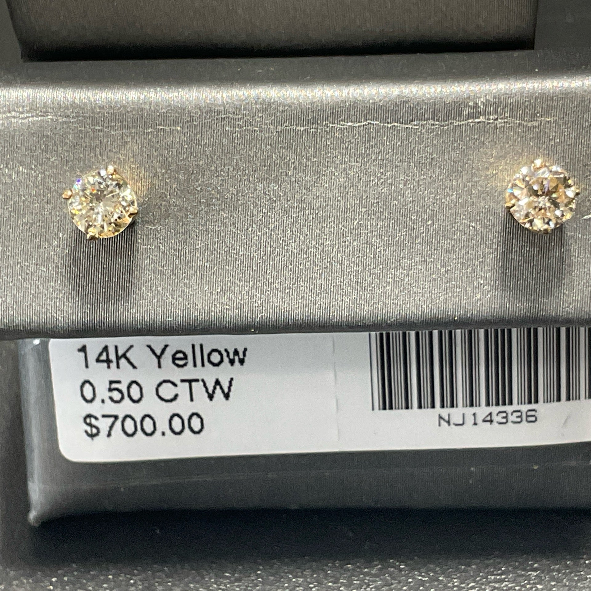 14K Yellow 0.50 CTW Earrings