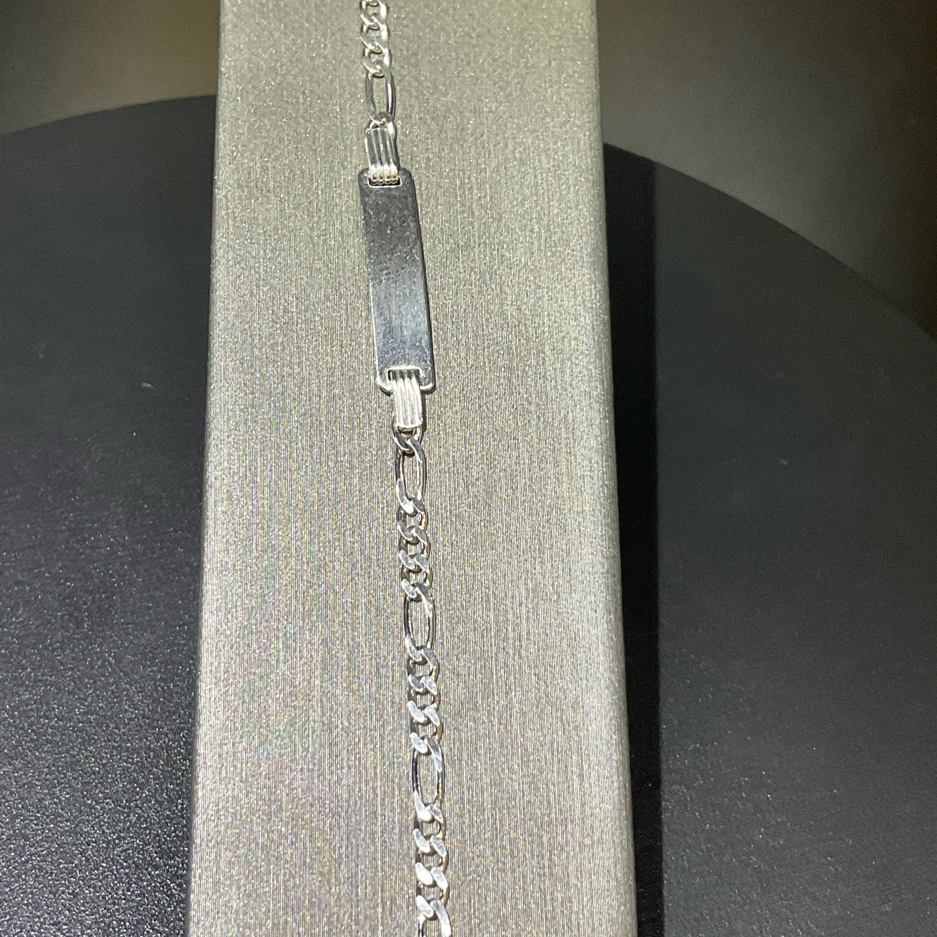 925 Silver ID Bracelet