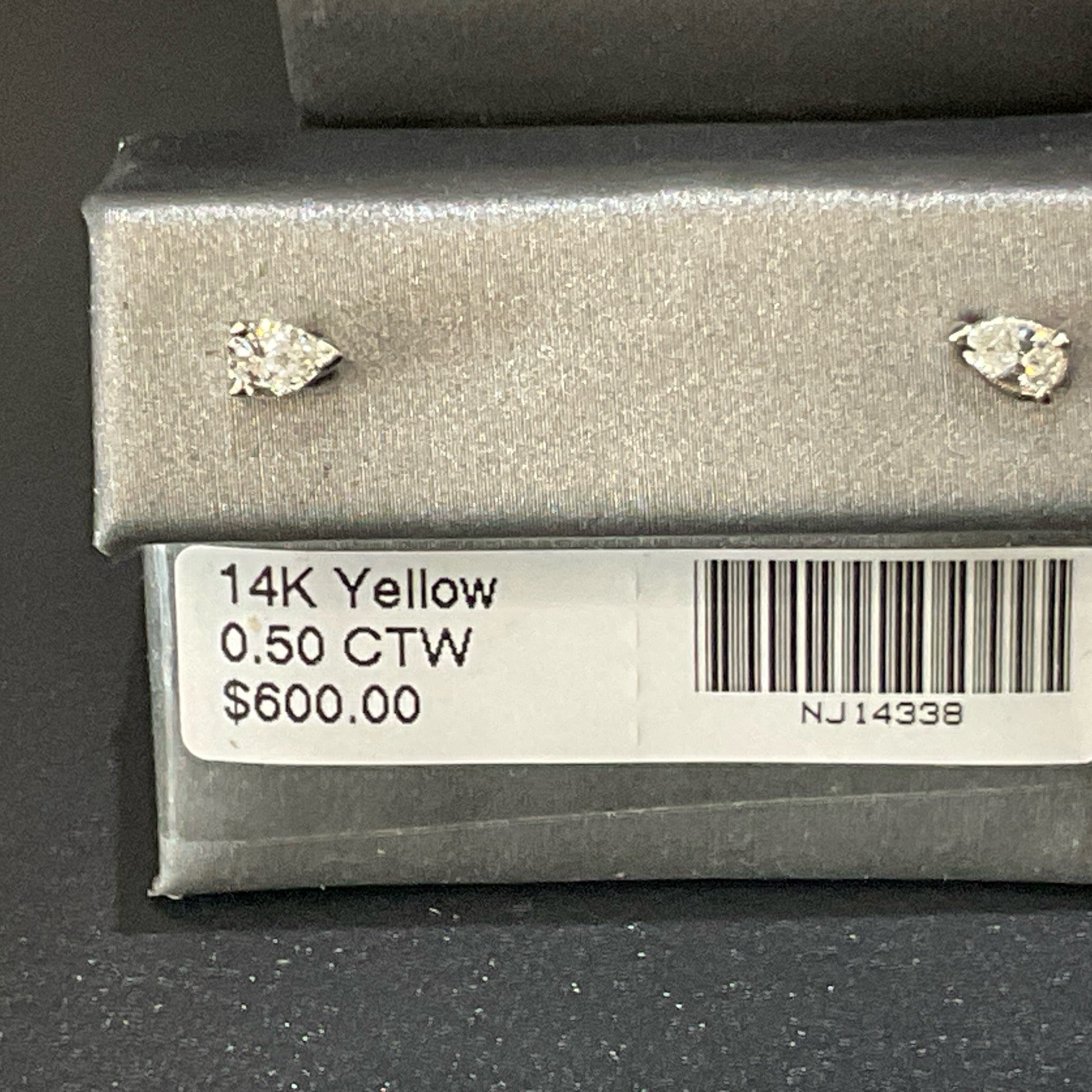 14K Yellow 0.50 CTW Earrings