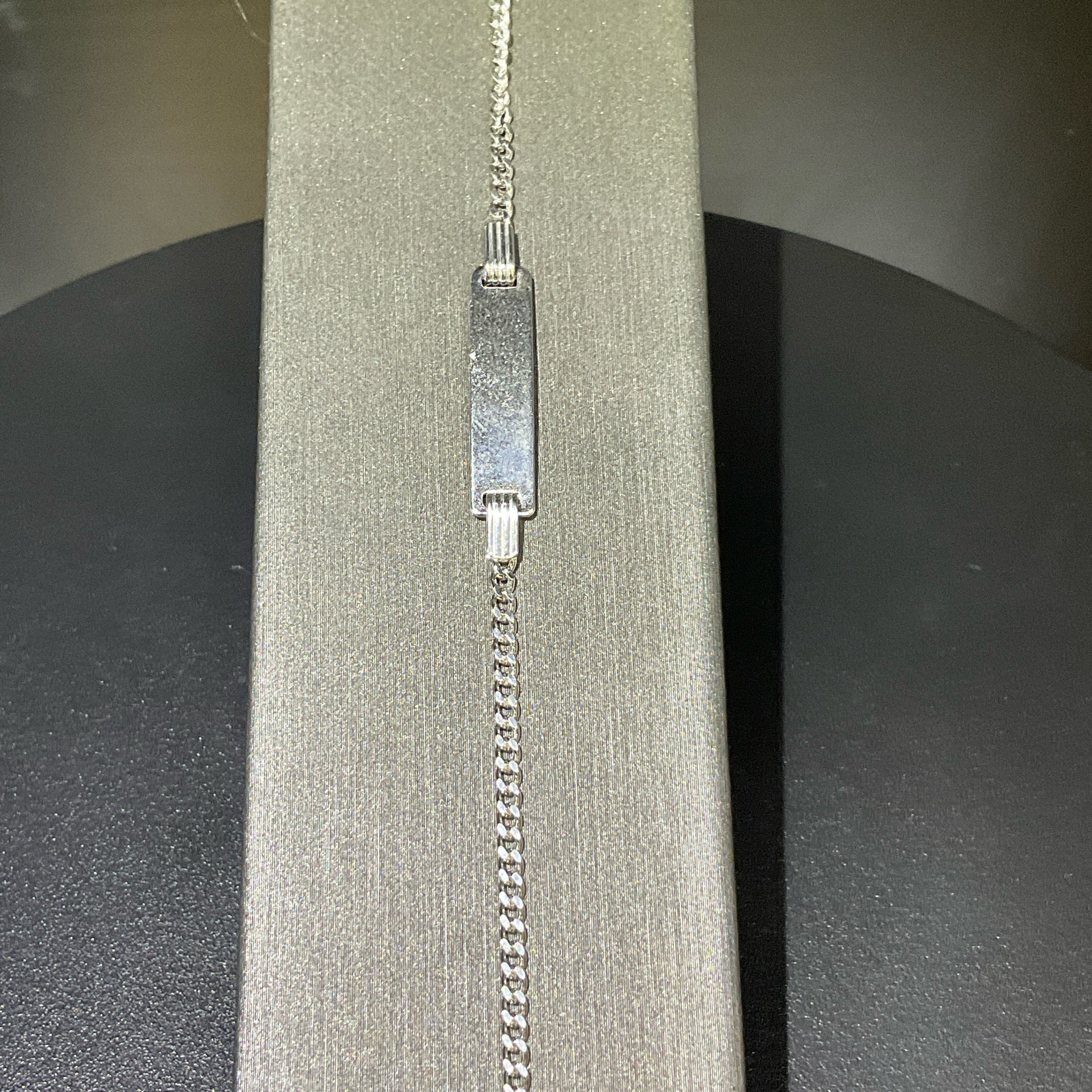 925 Silver ID Bracelet