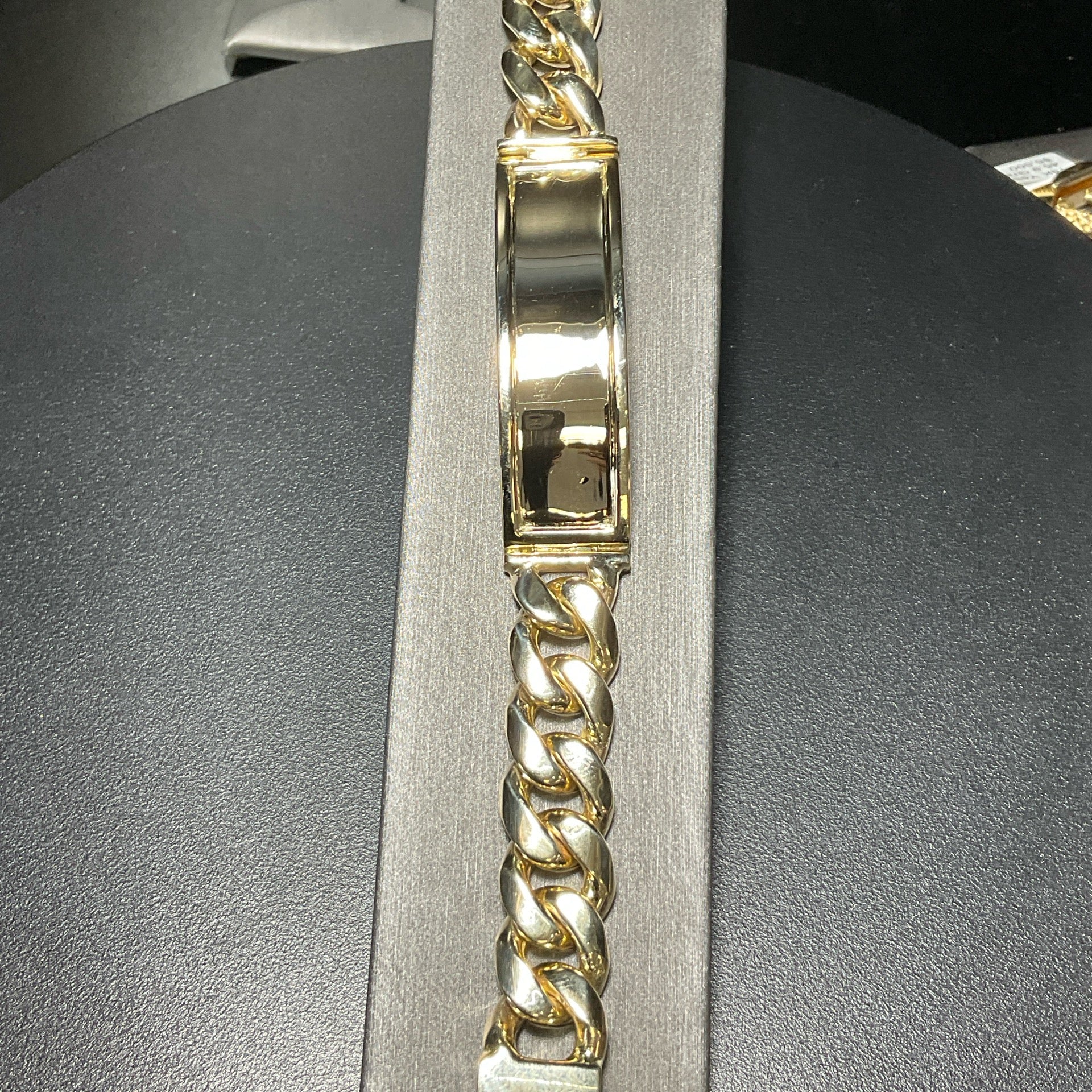 14K Yellow Men’s ID Bracelet