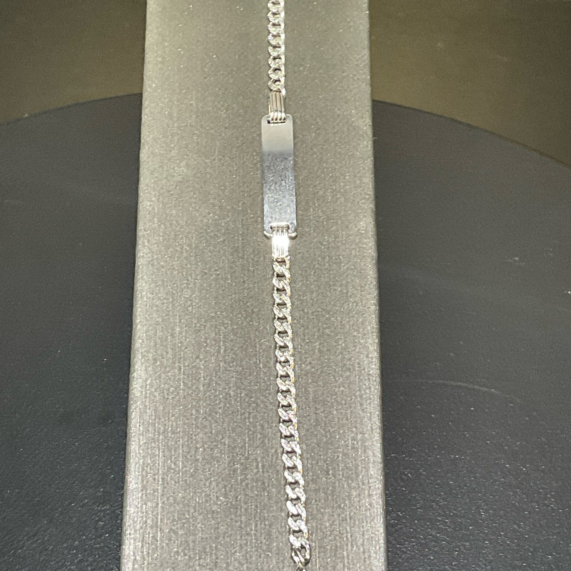 925 Silver ID Bracelet