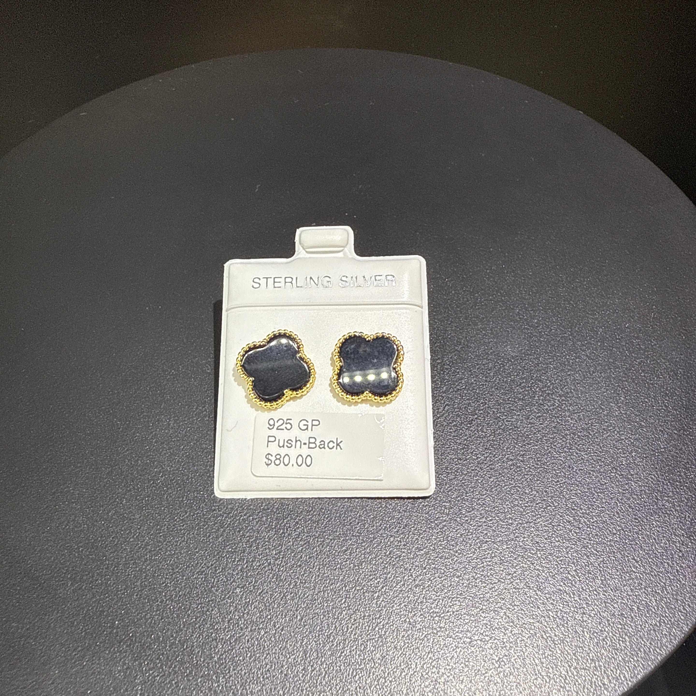 925 GP Push-Back Earrings