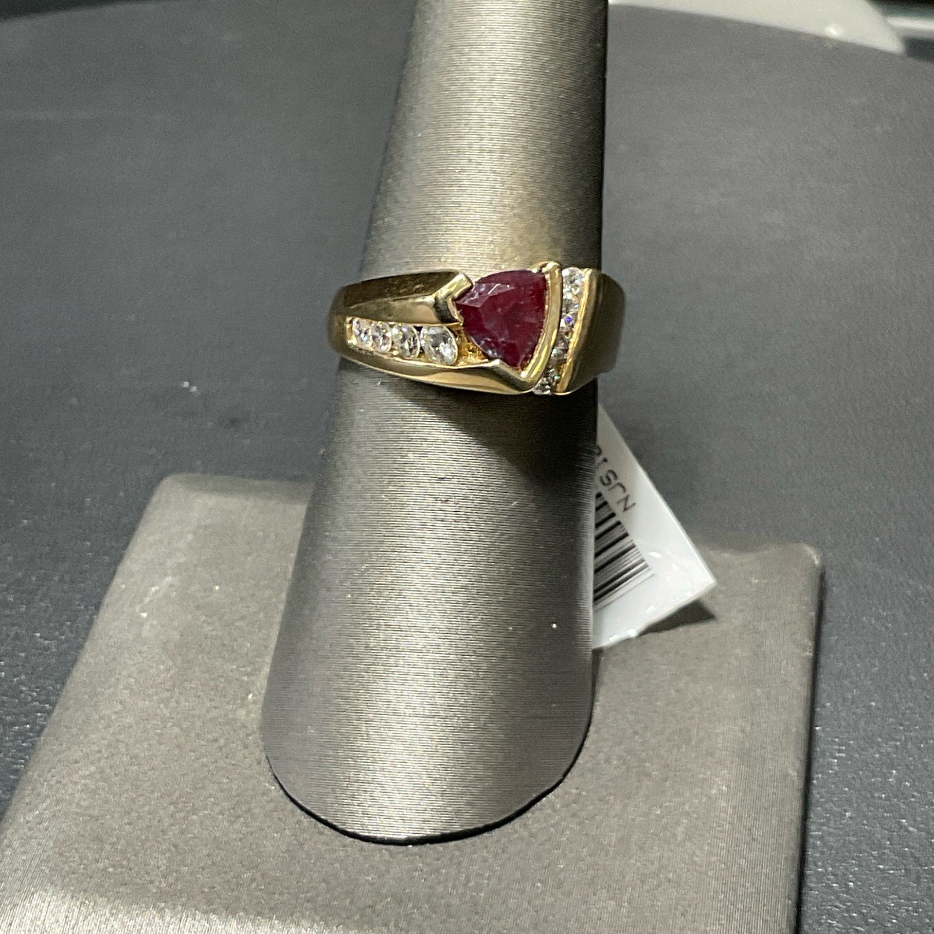 14K Yellow Alexandrite Stone Ring
