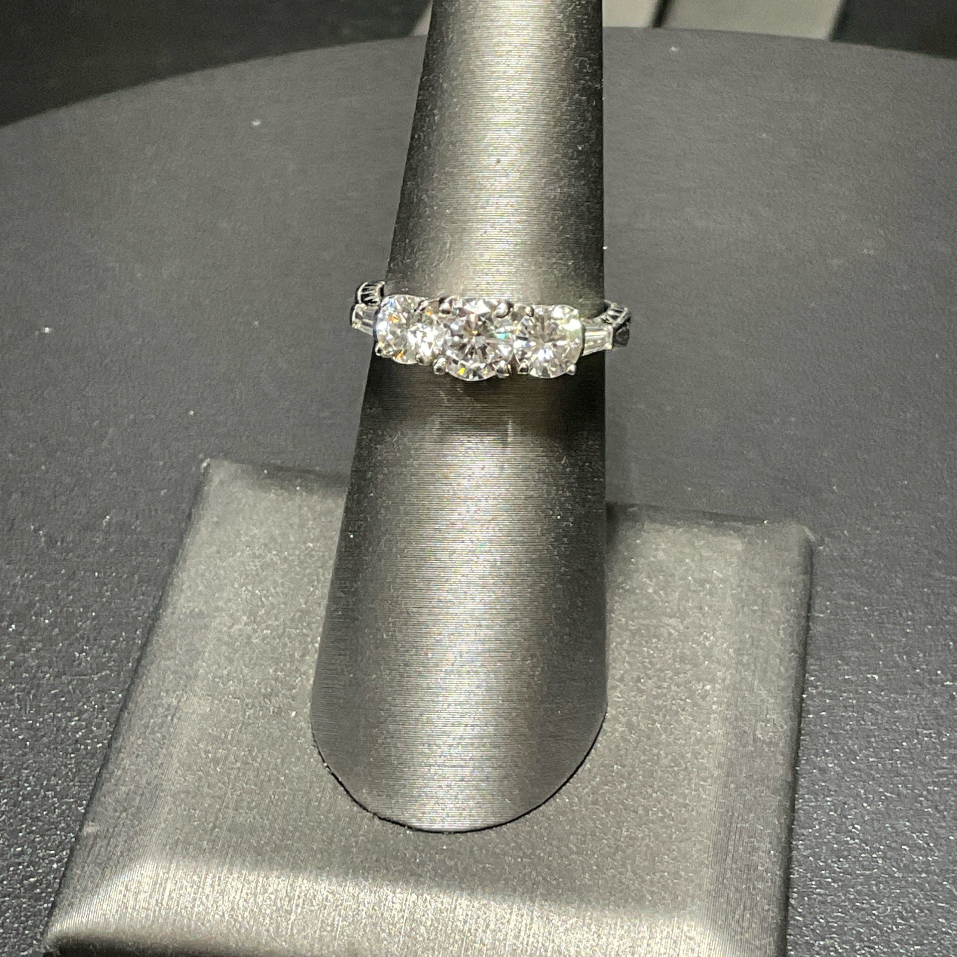 14K White 1.65 CTW Ring