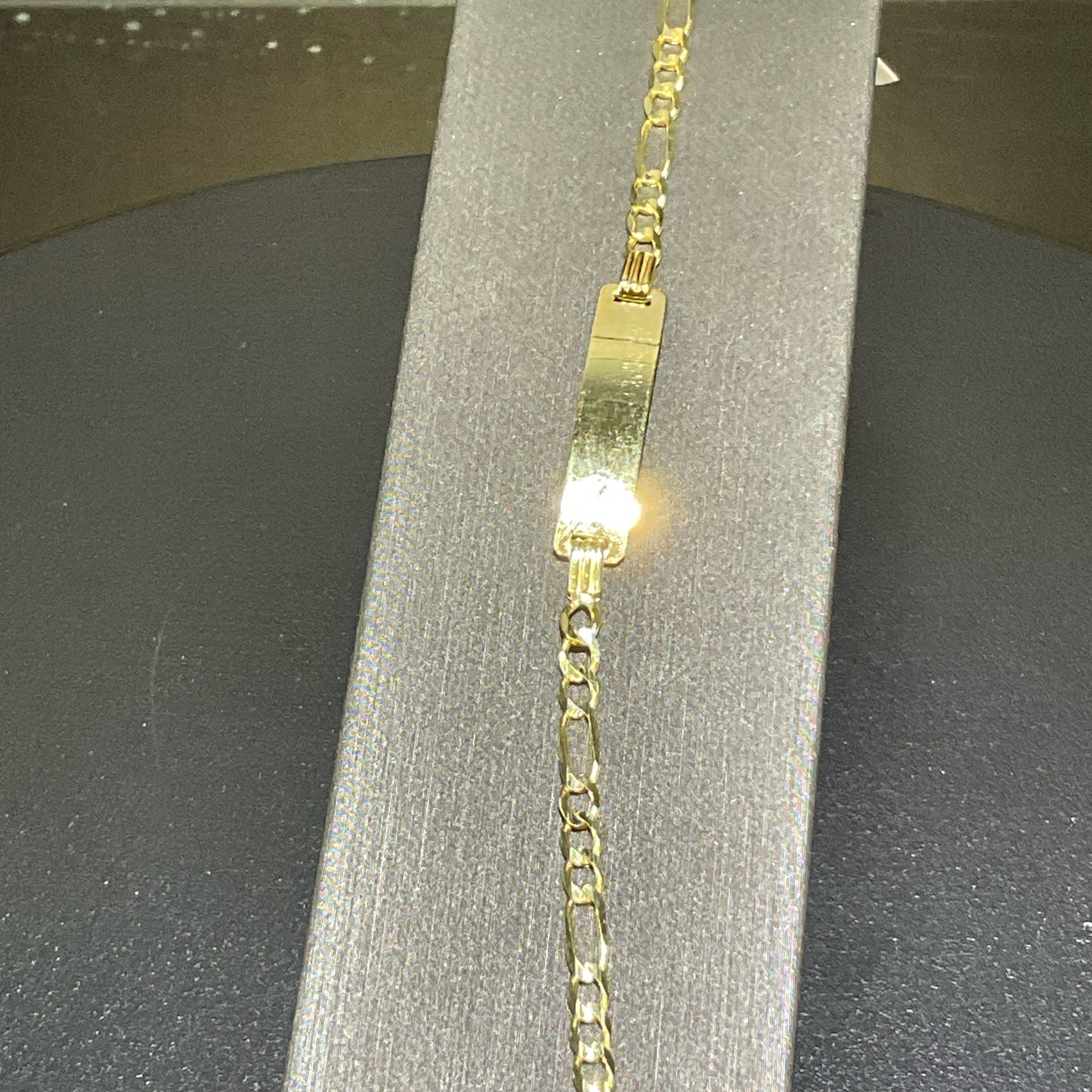 10K Yellow Baby ID Bracelet