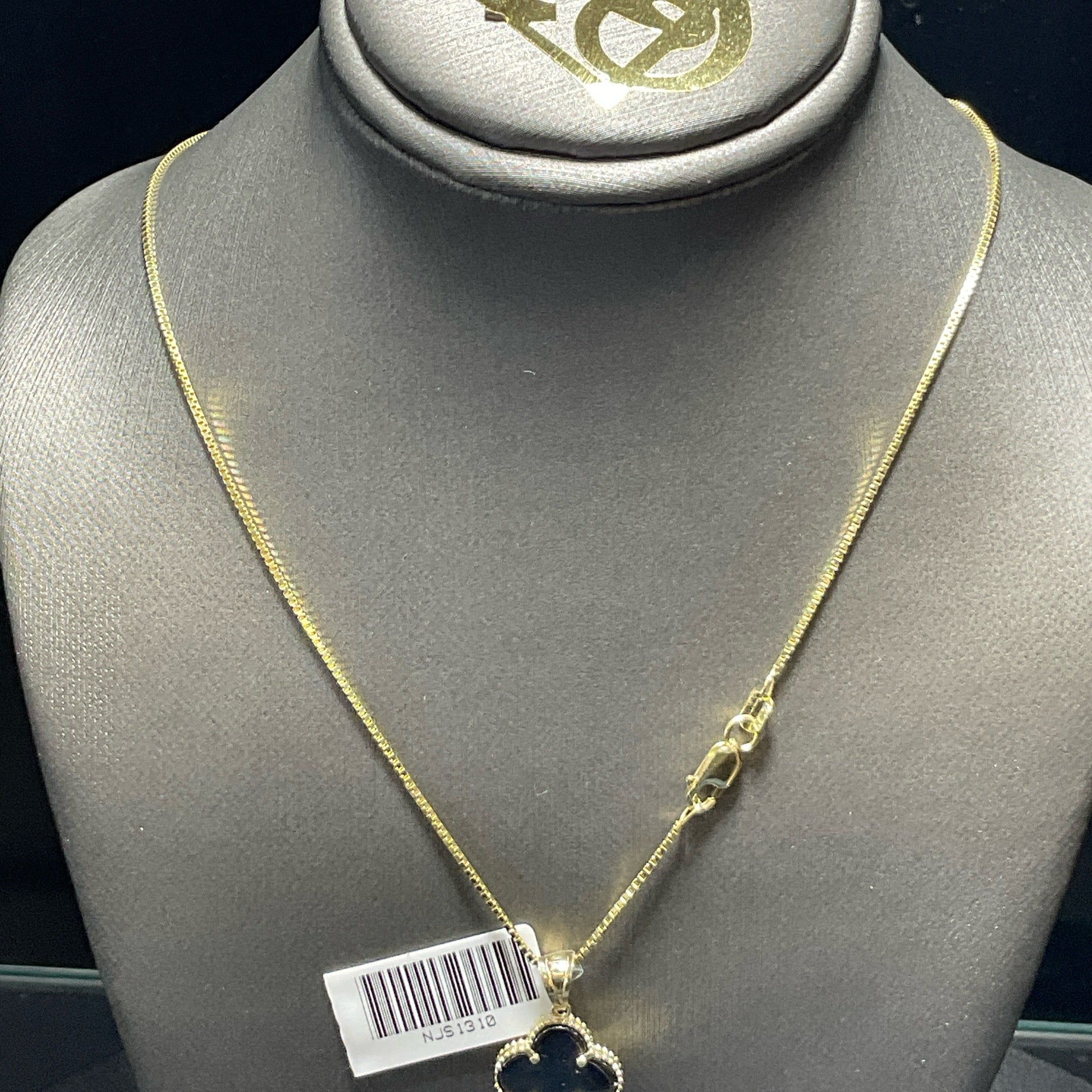 10K Yellow Box Necklace