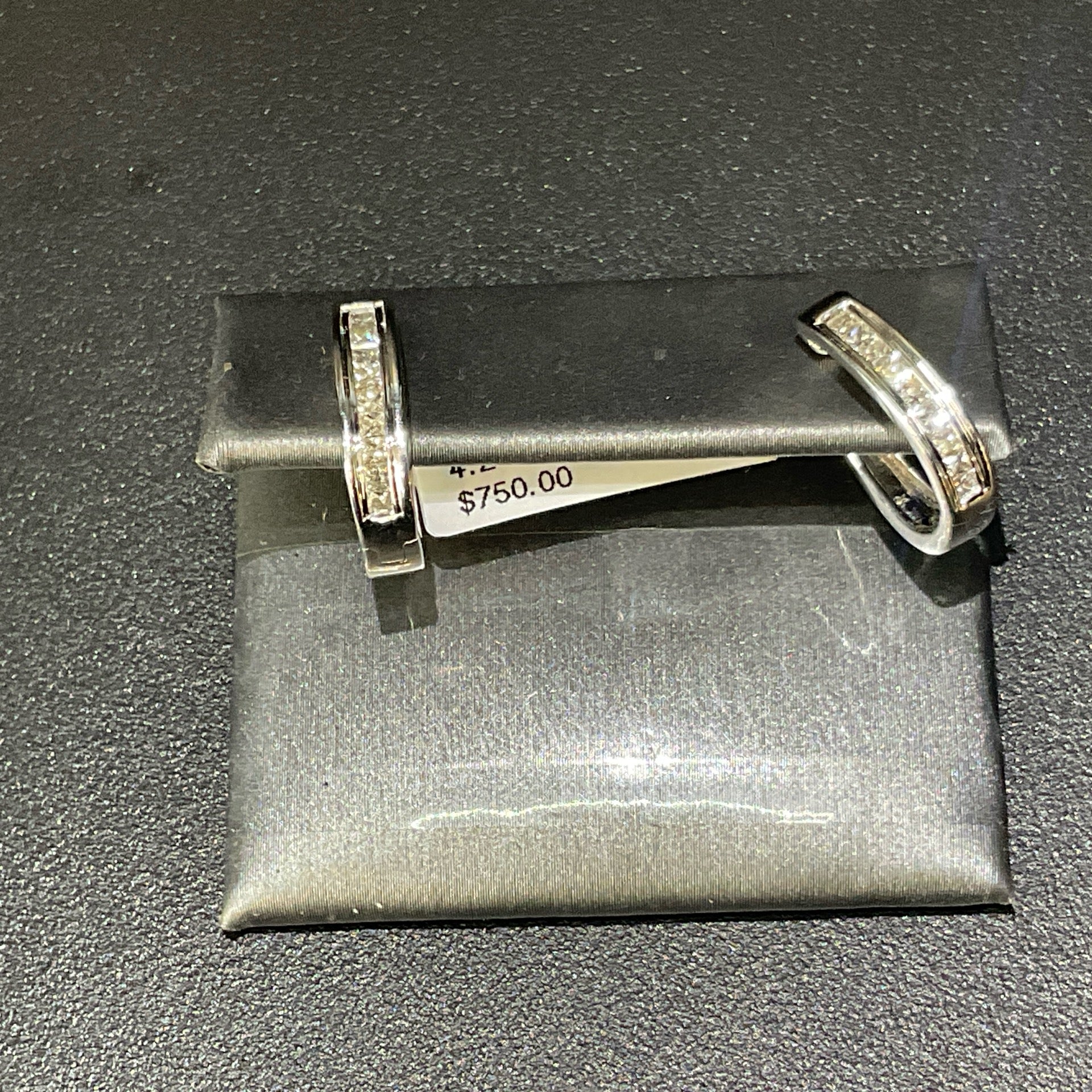 14K White 0.50 CTW SI Earrings