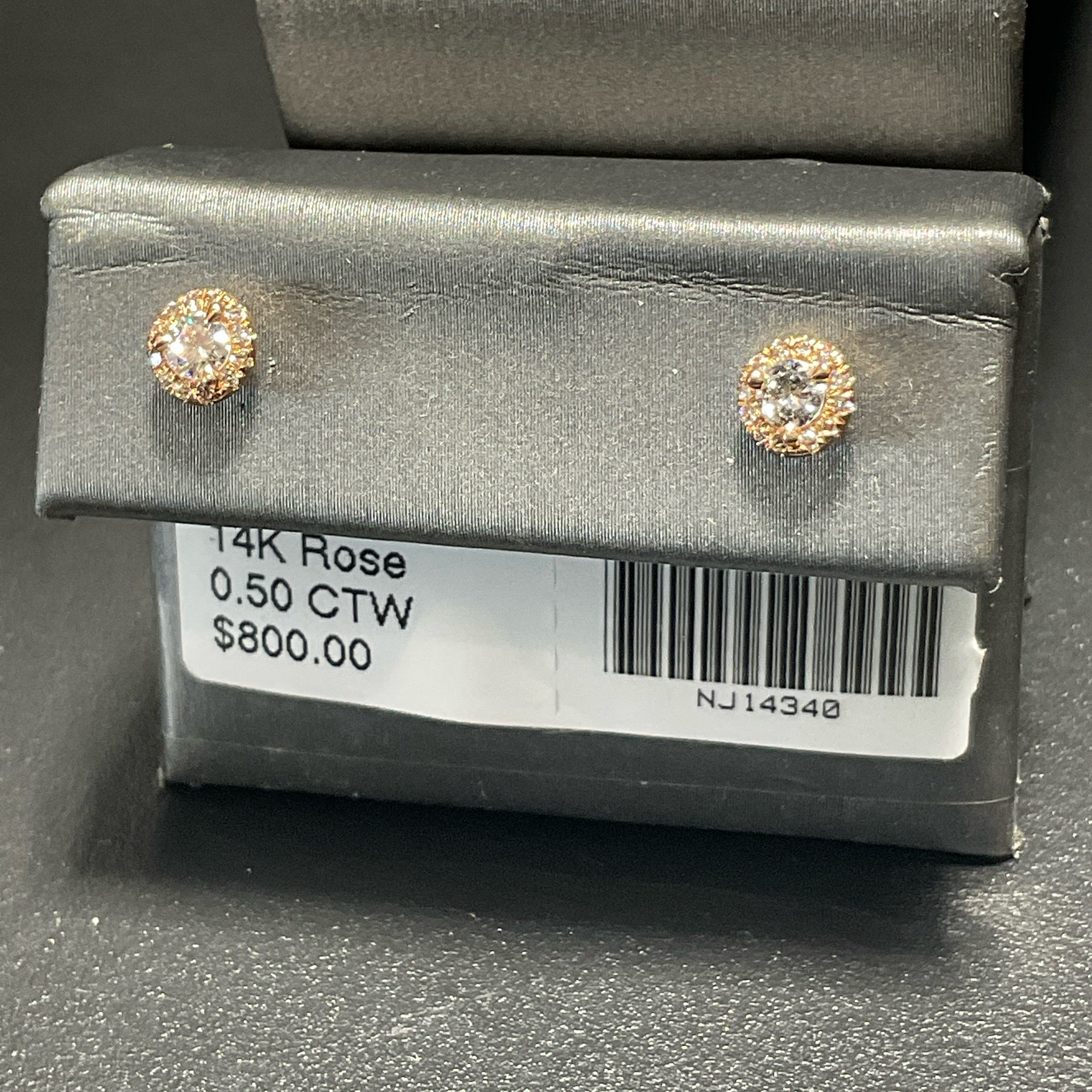 14K Rose 0.50 CTW Earrings