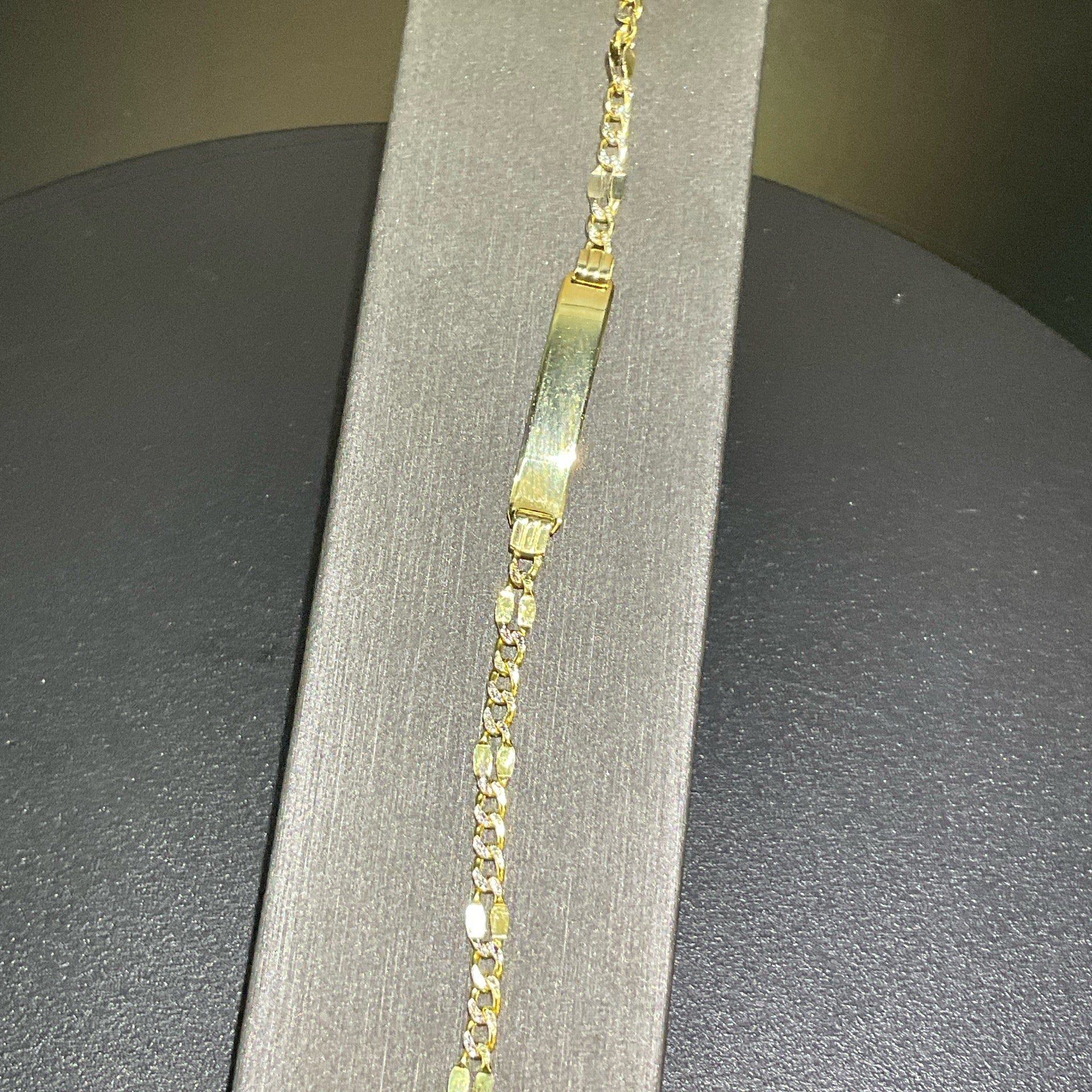 14K Yellow Baby ID Bracelet