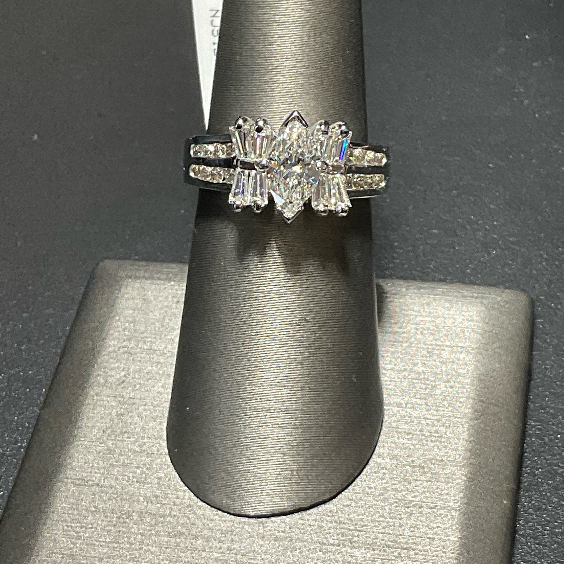 18K White 1.55 CTW Wedding Ring
