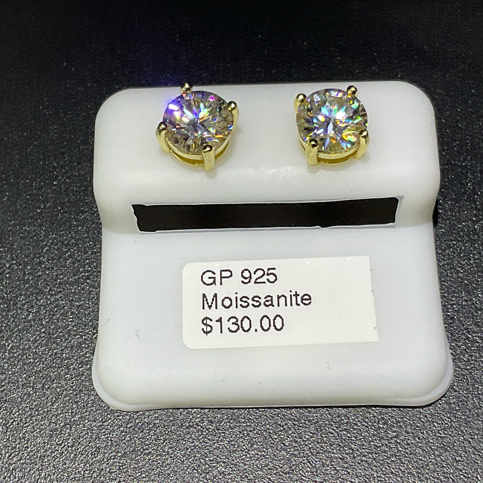 925 GP Moissanite Earrings