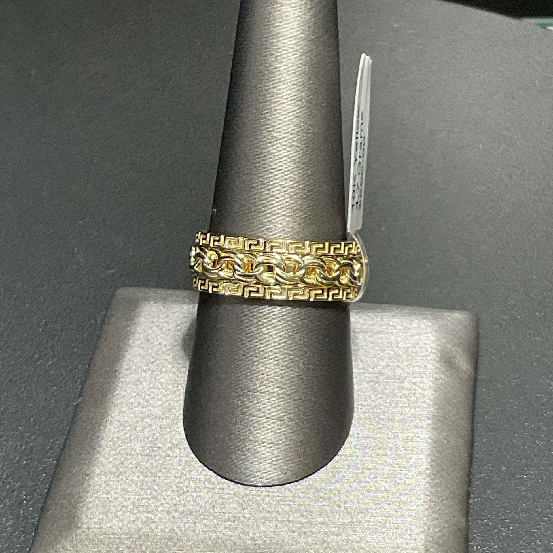 10K Yellow Spinning Ring