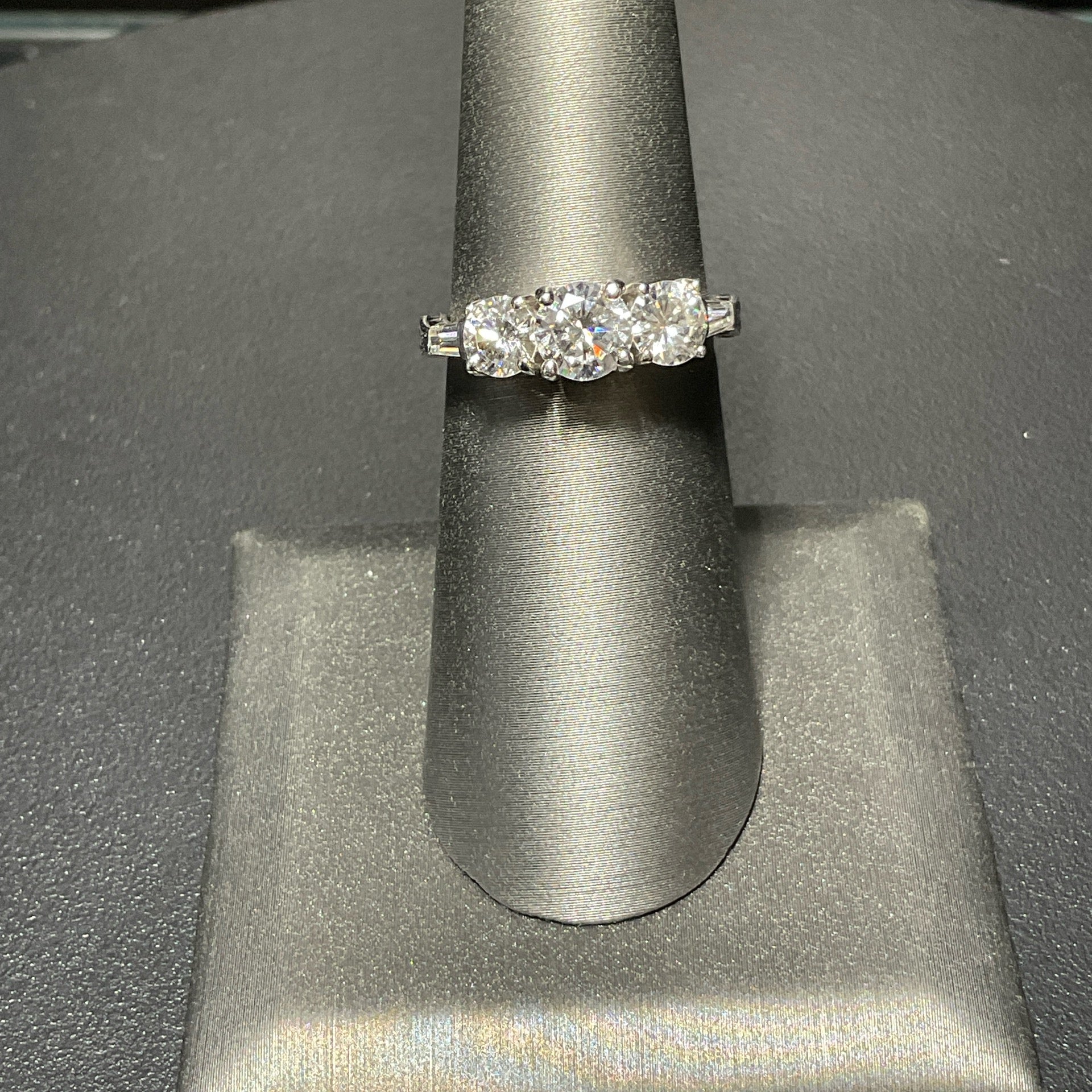 14K White 1.65 CTW Ring