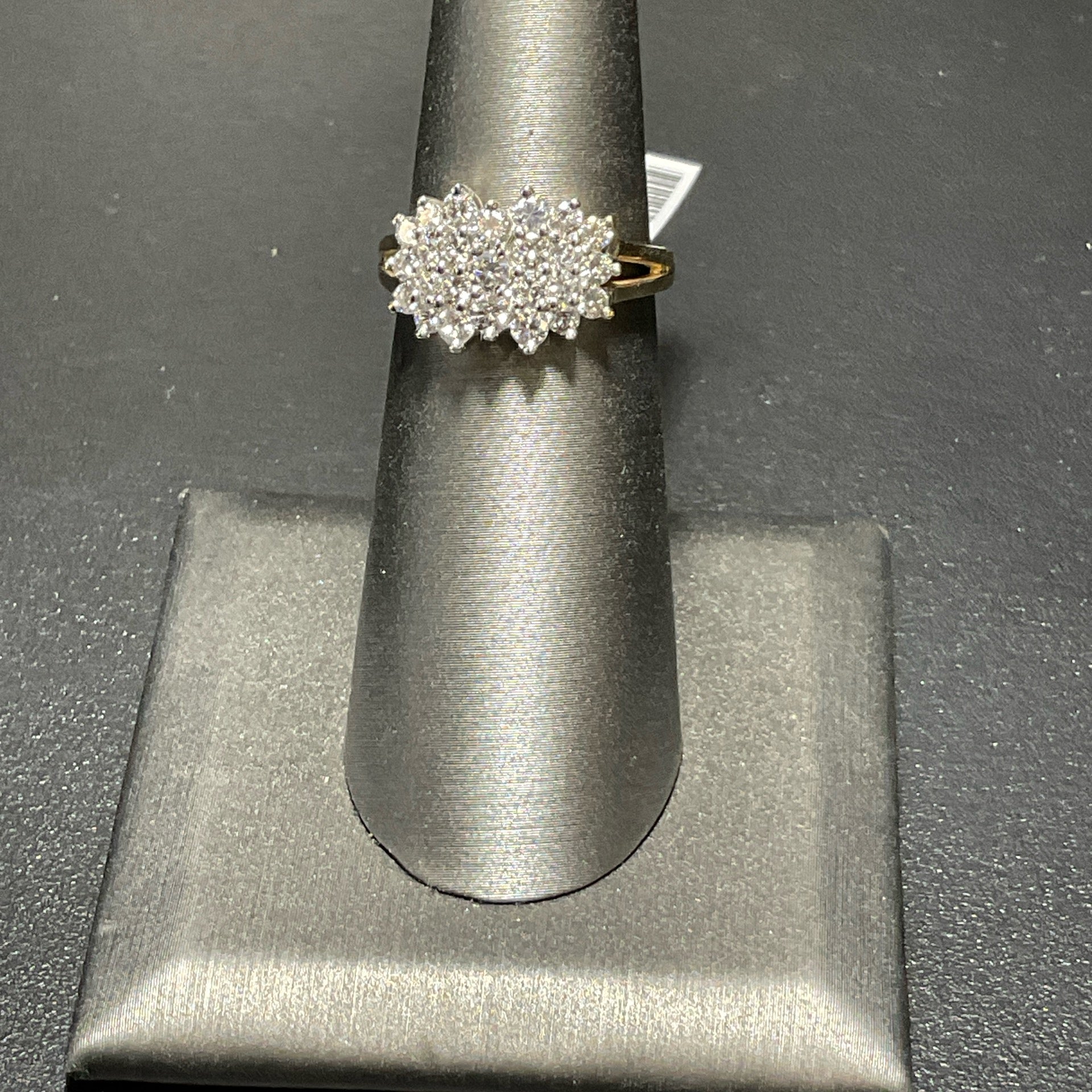 14K Yellow 0.90 CTW Ring