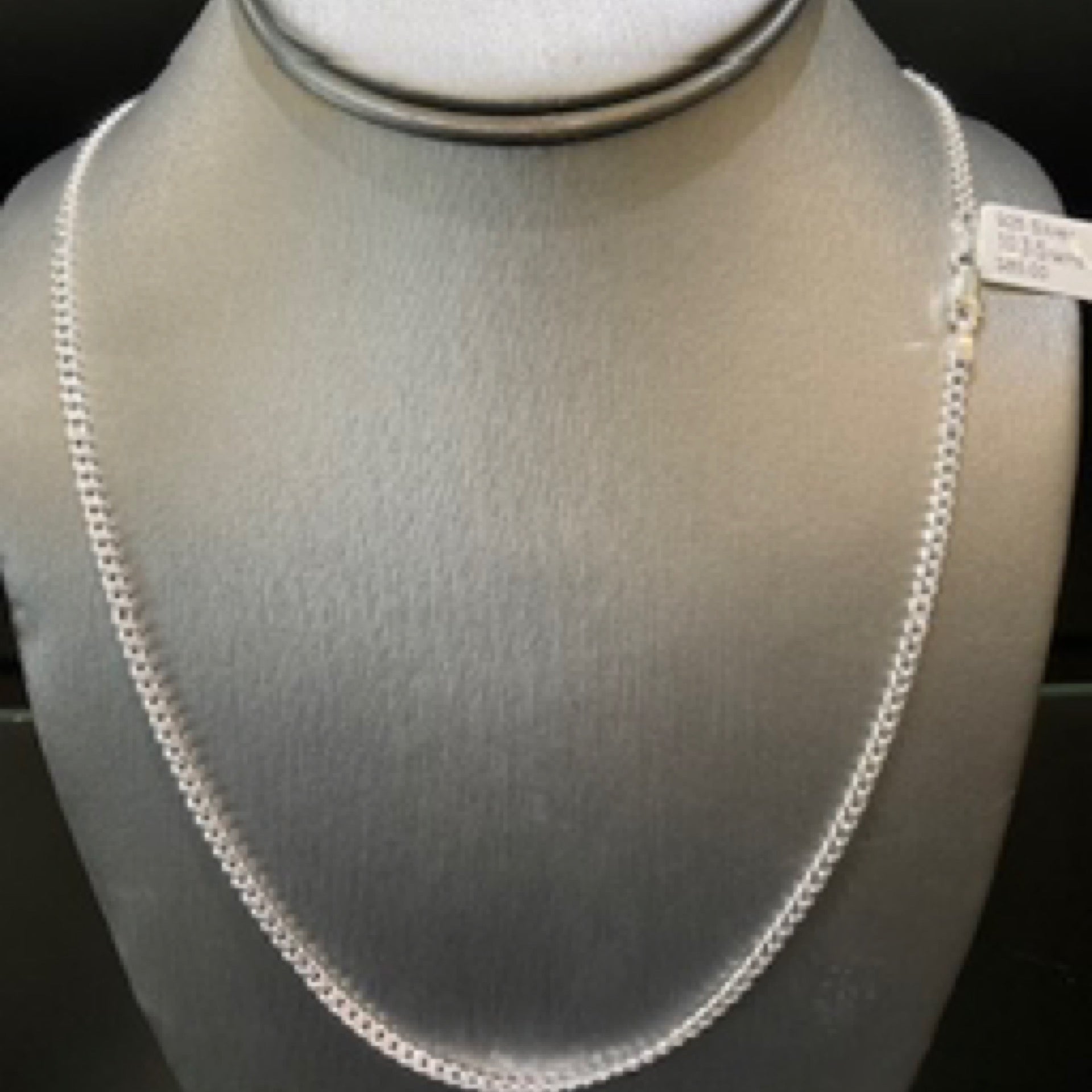 925 Silver Cuban Curb Necklace