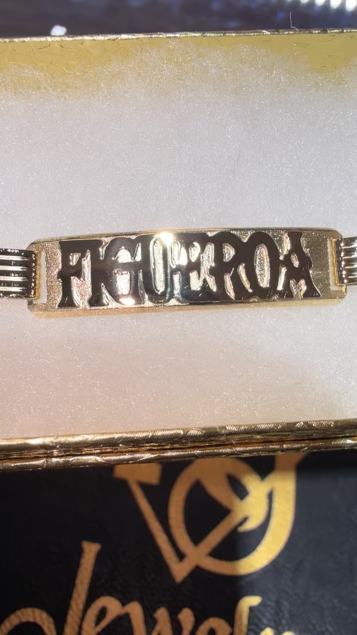 Custom Nameplate Bracelet